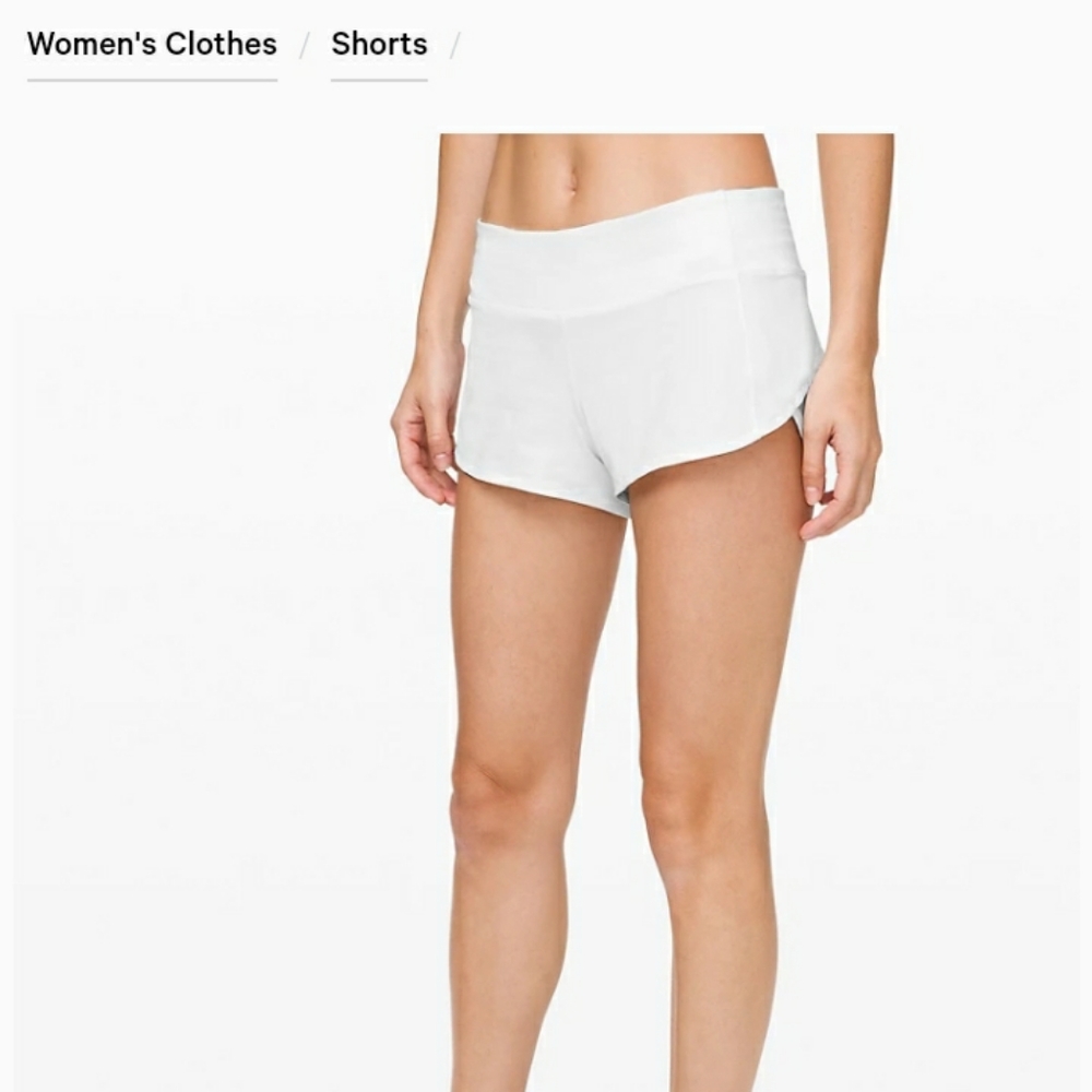 Lululemon speed shorts